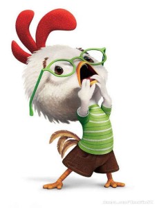 Settle it down there, Chicken Little!