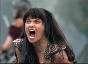 Xena is Angry