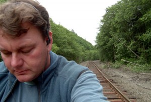 Headphones and Train Tracks
