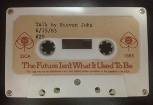 Talk by Steven Jobs Cassette