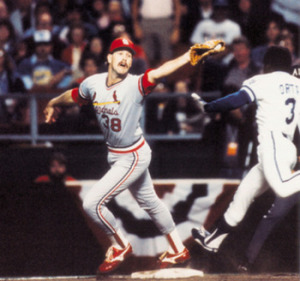1985 World Series, Out at First