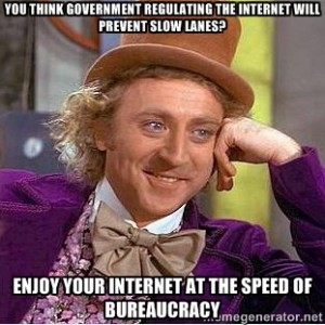 Internet at the speed of bureaucracy